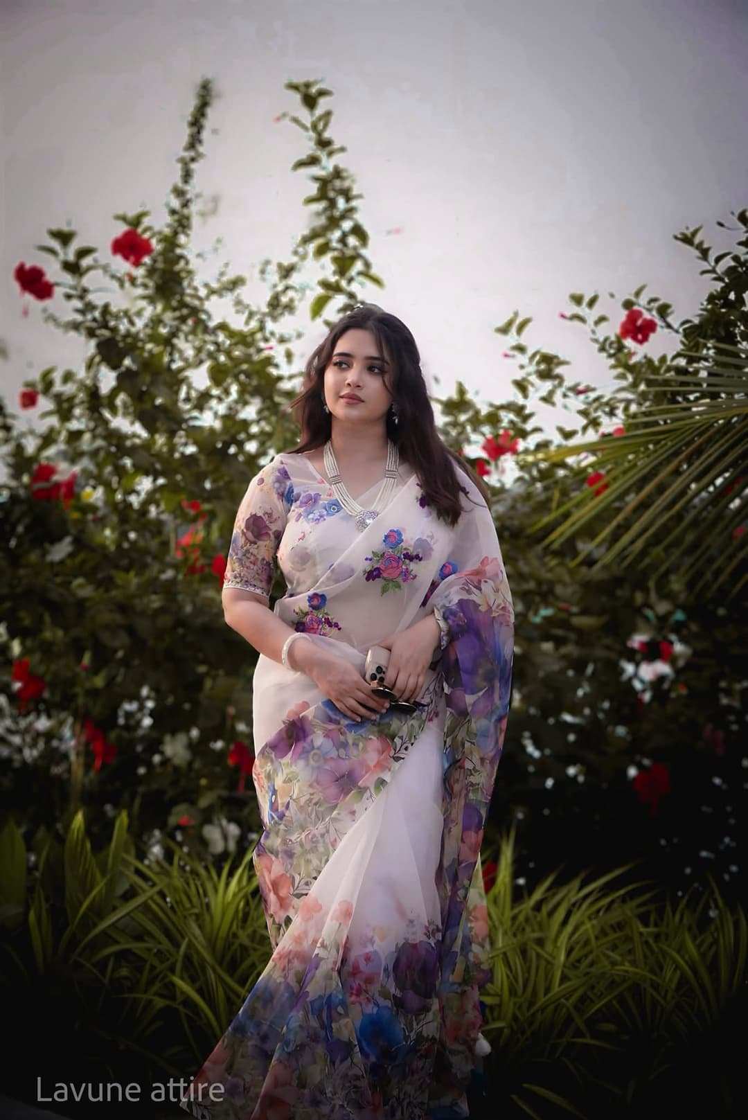 Chanderi silk sharee with blause pcs